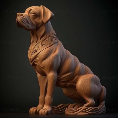 3D model Podenko canario dog (STL)